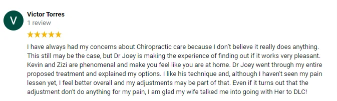 Chronic Pain Onalaska WI Testimonial 2