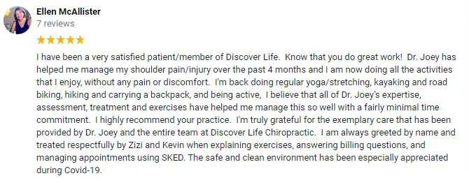 Chronic Pain Onalaska WI Testimonial 5